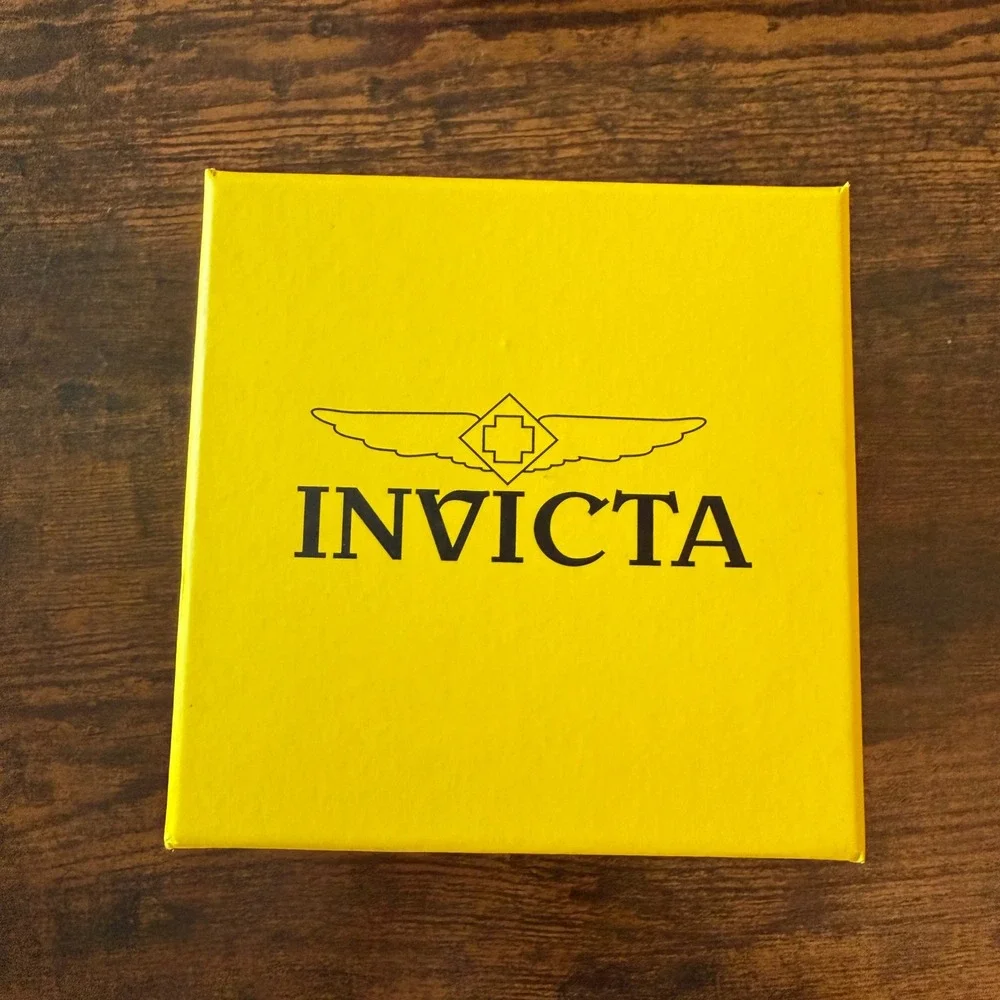 Invicta Aviator Mens Watch 50106 Gold Tone Stainless Steel Japan Movement New